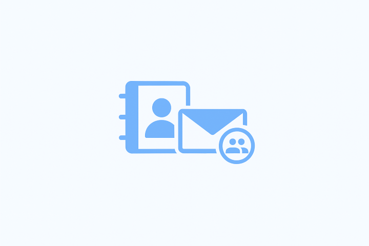 Blog Icon zentrales Adressbuch mit Outlook